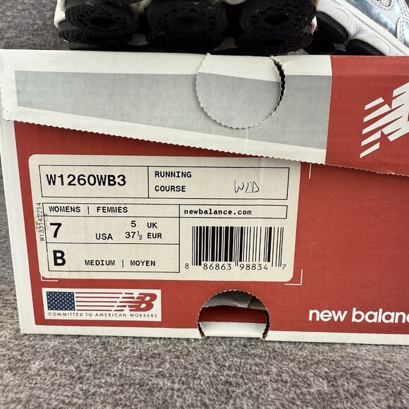 ✅New Balance Running Sneakers Women’s 7B W1260WB3 Made In USA Shoes ✅STAINED NIB - Picture 14 of 14